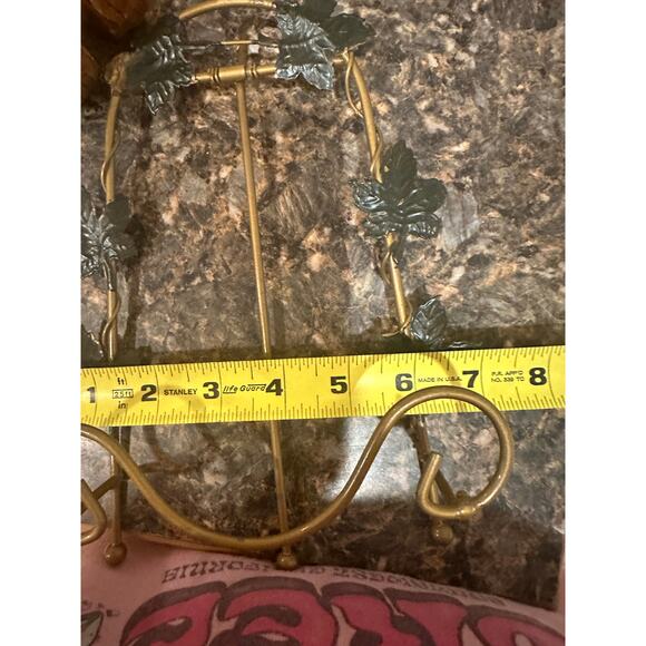 Scrolling Ivy Bookstand Easel Art stand romantic Victorian home decor cottage - Picture 12 of 13